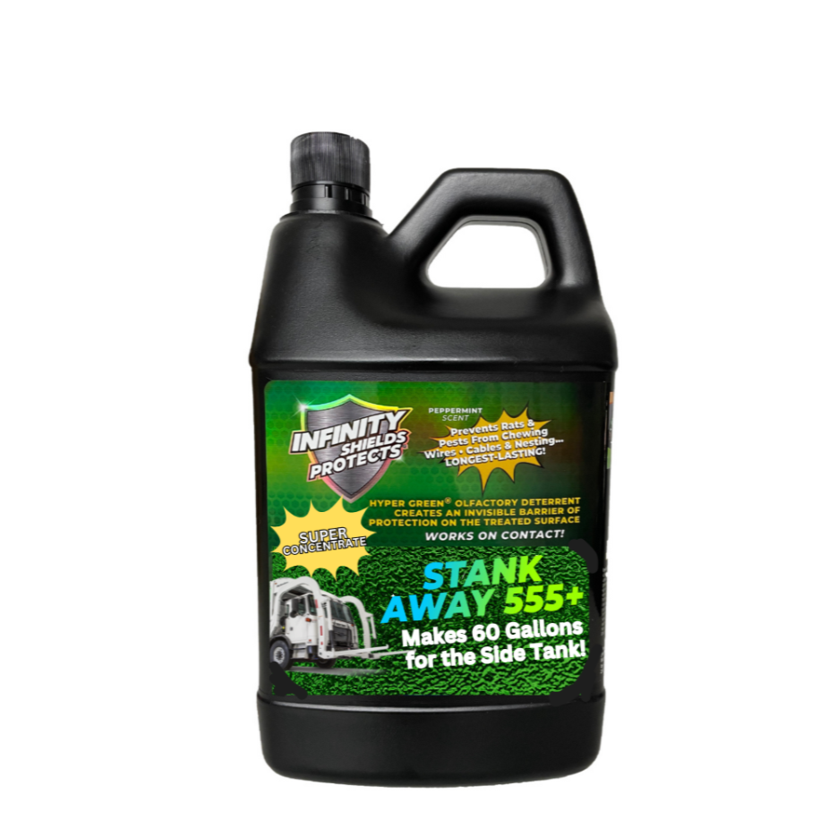 Stank Away by Infinity Shields | 555Plus Hyper Green® Tank Odor Eliminator | 65 oz Super Concentrate