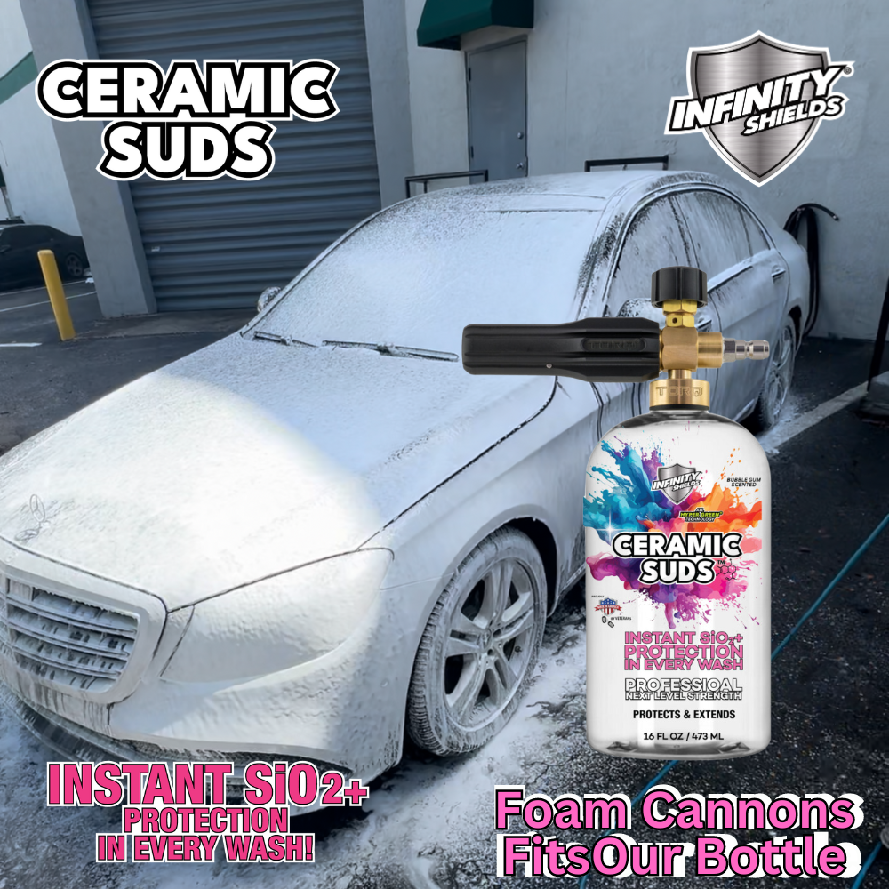 Infinity Shields Ceramic Suds™ | Super Concentrated Ceramic Wash | 16oz | Bubble Gum Scent