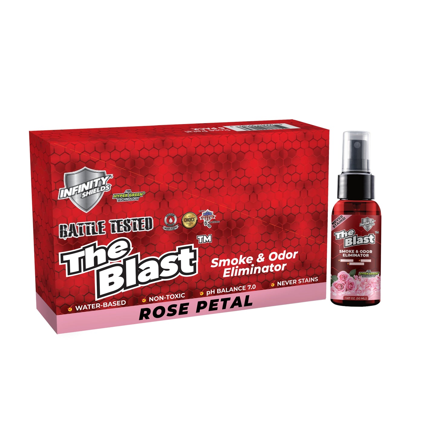 The Blast Counter Display Box 5 Sleeves 6 Mini Mist Bottles Per Sleeve | 30 Bottles  1.67 oz | Scented Pick