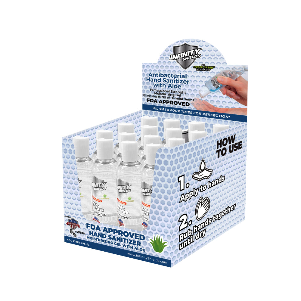 Antibacterial Hand Sanitizer Gel with Aloe