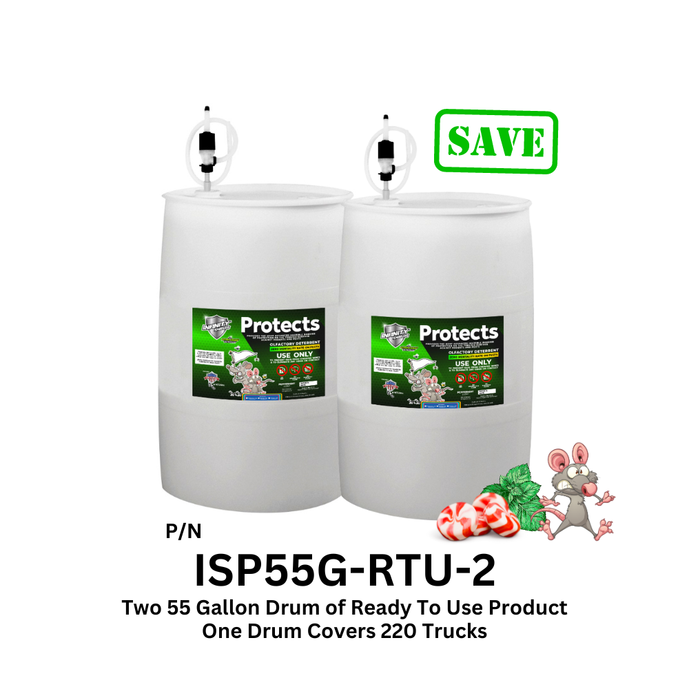 Protects (2) 55 Gallon Drum Ready-To-Use - Hyper Green