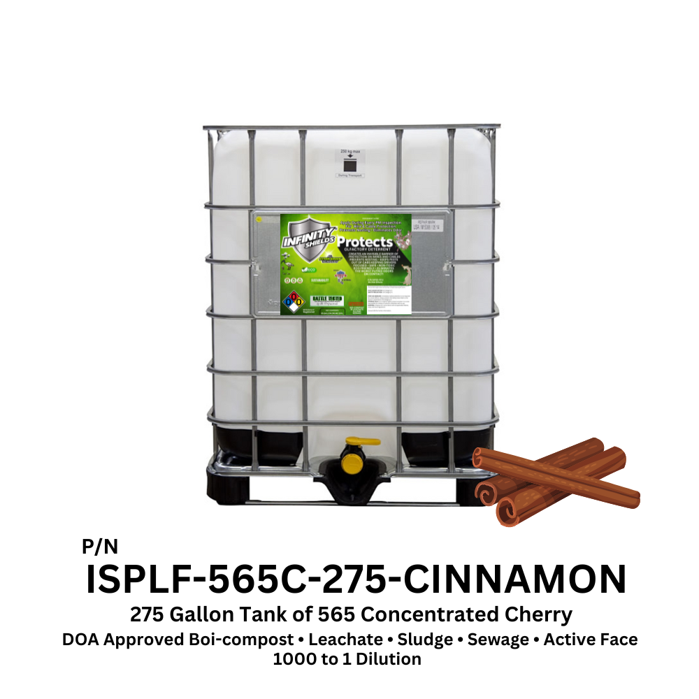 Infinity Shields 530 Plus 275 Gallon Concentrated Tote Landfill Odors & Pests | Dilution Rate 1000 to 1 |