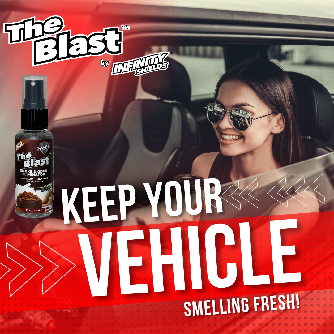 The Blast Smoke & Odor Eliminator | 17 Six Pack Fragrance Sleeves to Choose From | 1.67oz Mini Mist Bottles