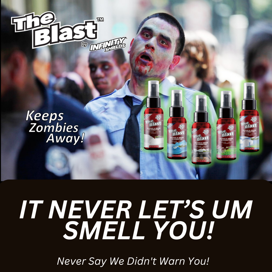 The Blast Counter Display Box 1-2-3 Each Has 5 Sleeves With 6 Mini Mist Bottles Per Sleeve | 30 Bottles  1.67 oz | Scented Pick