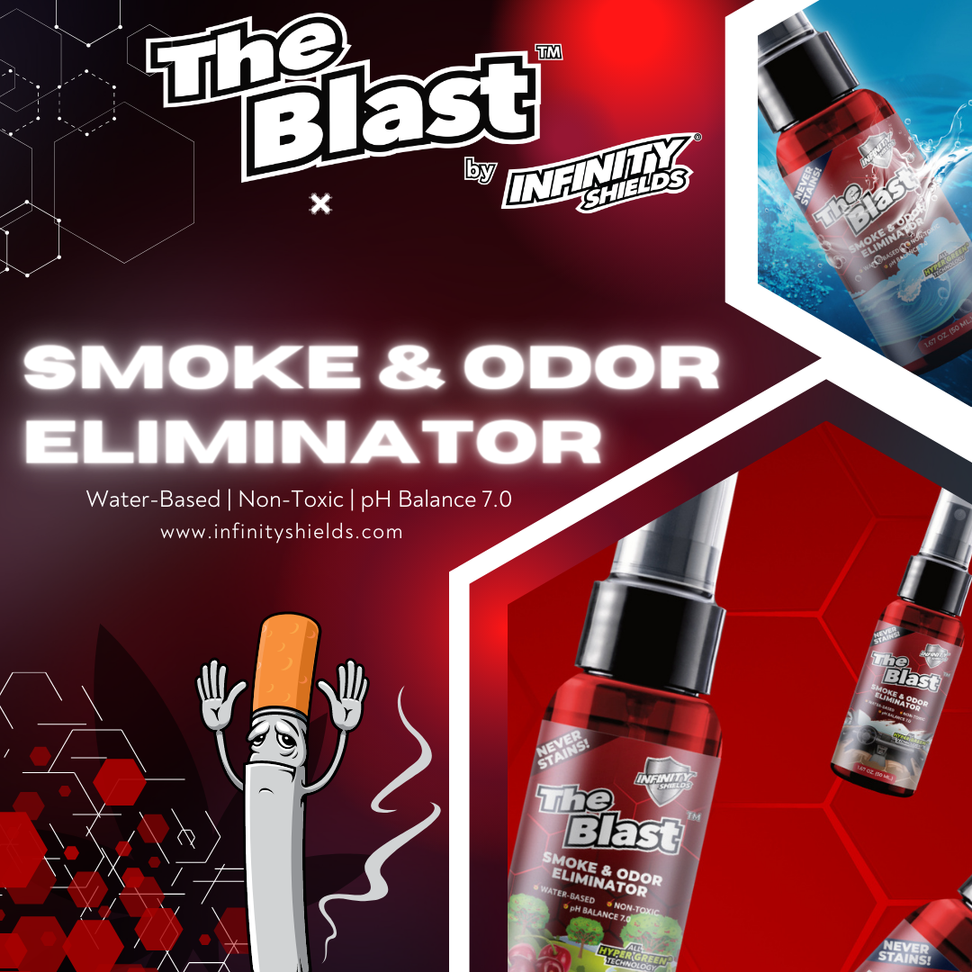 The Blast™ Smoke & Odor Eliminator | 6 Pack Sleeve | 1.67oz Mini Mist Sprayers Vanilla